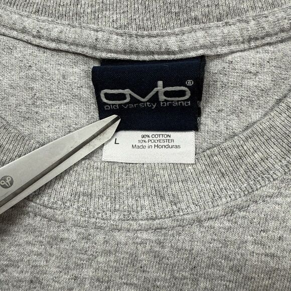 Penn State Football Shirts Men’s Large Blue Gray Crew Neck Game Schedules 2 Tops - Picture 8 of 12